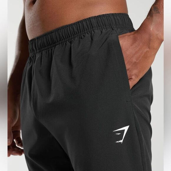 Gymshark ARRIVAL WOVEN JOGGERS‎ Size Large black NWT in Packaging - Picture 7 of 11